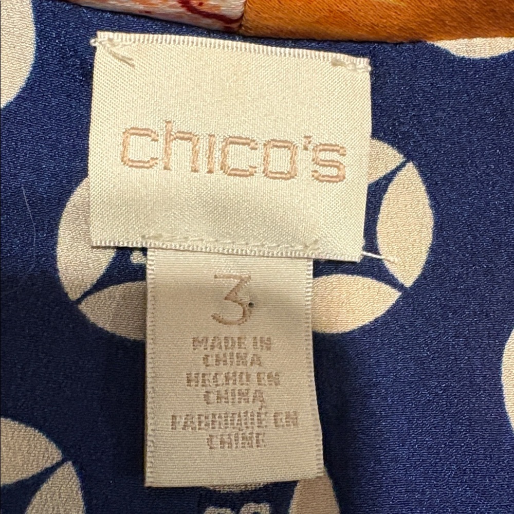Chico's Drama Printed Kimono - Picture 6 of 8